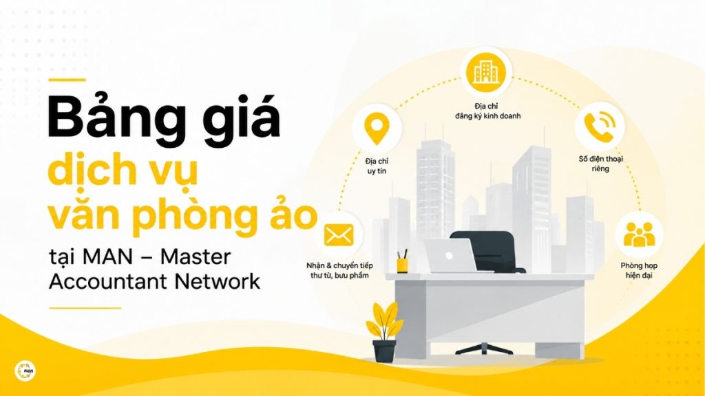 Bảng giá dịch vụ văn phòng ảo tại MAN – Master Accountant Network