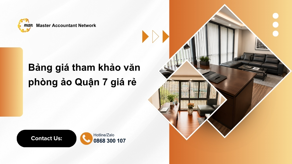 Bảng giá tham khảo văn phòng ảo Quận 7 giá rẻ
