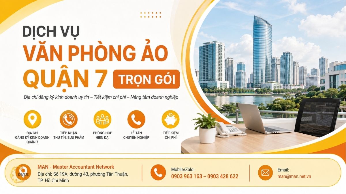 Dịch vụ văn phòng ảo Quận 7 trọn gói
